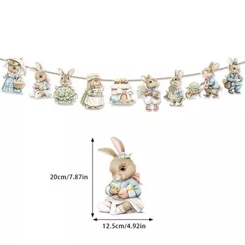 Винтажный пасхальный баннер мейдинг