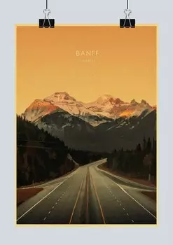 Винтажный постер для путешествий Lanxihaibao