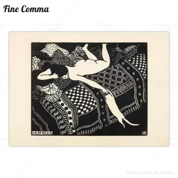 Винтажный постер La Paresse Felix Vallotton