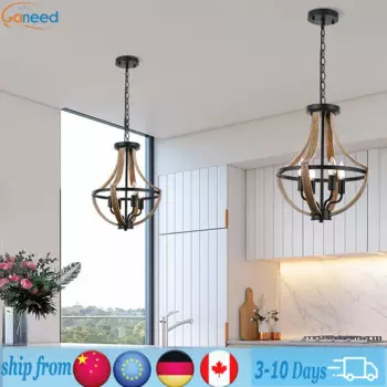 Подвесной светильник Ganeed, 4 лампы, винтажный