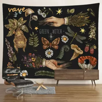 Винтажный психоделический гобелен VAVE