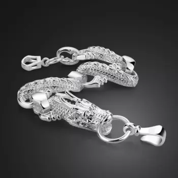 Винтажный широкий браслет из серебра 925 пробы, 15 мм