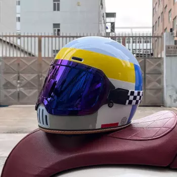Винтажный шлем с открытым лицом, четыре сезона, Capacete, ретро полуоткрытый мотоциклетный шлем, аксессуары для мотокросса, Casco, мото шлем