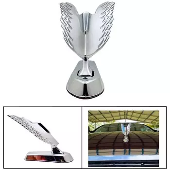 Винтажный универсальный 3D автомобильный логотип, передний орнамент, автомобильный летающий капот, металлическая эмблема, статуя Свободы, крышка капота, декоративный логотип