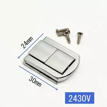 Винтажный замок, аксессуары для ювелирных изделий, защелка, деревянная коробка, золотая, серебряная, бронзовая застежка, дверная фурнитура, замок, пряжка #2430