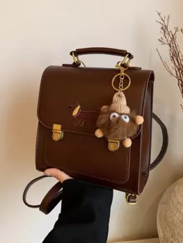 Винтажный женский рюкзак премиум-класса, новинка 2024, осенне-зимний рюкзак, дорожная мини-школьная сумка