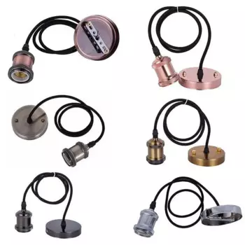 Винтажный медный патрон E27 для люстры