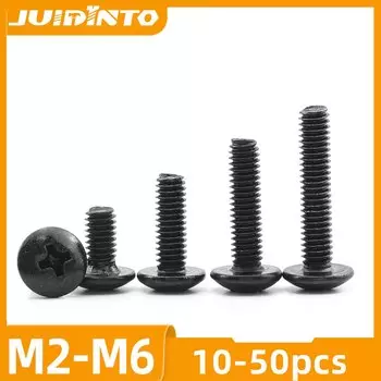 Винты JUIDINTO черные углеродистой стали 10-50 шт.