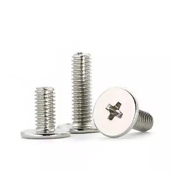 Пластина из нержавеющей стали, Сверхтонкая, плоская, Phillips CM, болт с головкой M1.4, m1,6, M2, M2.5, M3, M4, M5, M6, M8, 10 шт.