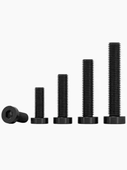 DIN7984 Класс 8,8, стальная черная шестигранная головка с шестигранной головкой, тонкий винт с шестигранной головкой и коротким профилем