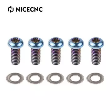 Винты с крышкой из титанового сплава для Harley Touring Road King FLHRXS Street Glide FLHXS Softail Fat Bob Heritage Classic