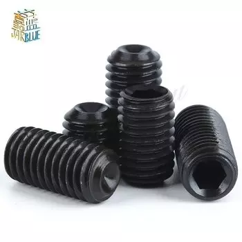 Винты с метрической резьбой из углеродистой стали, 50 шт.