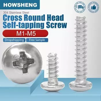 HOWSHENG Саморезы из нержавеющей стали M1-M5