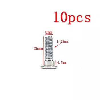 Винты тормозного диска мотоцикла/ротора, универсальные болты из углеродистой стали M8 x 1,25 мм x 20 мм/25 мм/30 мм для Honda Yamaha Kawasaki Suzuki