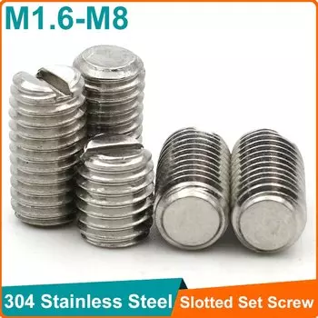 Винты установочные DUOJI нержавеющая сталь 304 M1.6 M2 M2.5 M3 M4 M5 M6 M8
