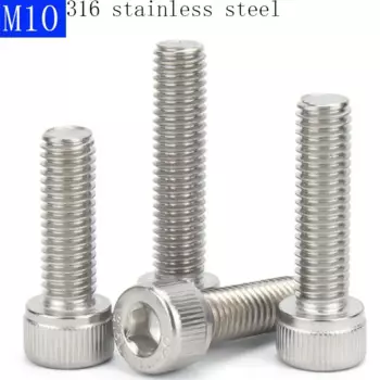 Винты ZHUOWEILE M10 x 1,5 нержавеющая сталь 316 DIN 912