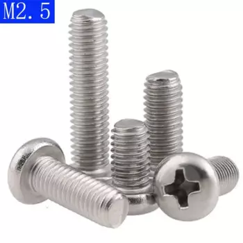 Винты ZHUOWEILE М2.5 х 0,45 мм нержавеющая сталь