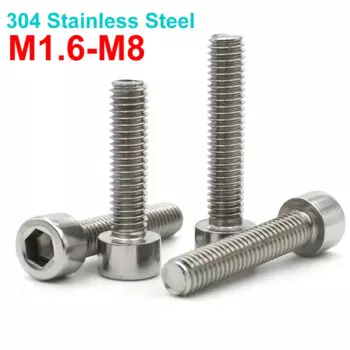 Винты Zimir М1.6-М8 DIN912 нержавеющая сталь
