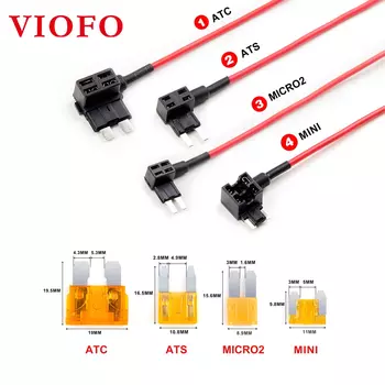Viofo 4 шт.*2 автомобильный предохранитель ATC ATS MICRO2 MINI держатель адаптера