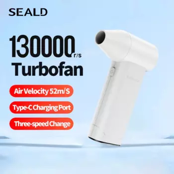 Violent Mini Turbo Jet Fan Воздуходувка X5 Бесщеточный двигатель 130 000 об/мин Super Jet Dry 200 Вт Высокая мощность Скорость ветра 52 м/с Воздушная тряпка