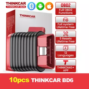 10-100 шт. THINKDIAG Mini/THINKCAR BD6 OBD2 сканер для всех автомобилей, полная диагностика системы, срок службы, бесплатный диагностический инструмент obd 2