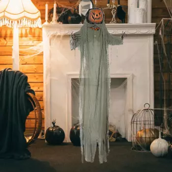 Висячий призрак тыква Хэллоуин украшения ужас страшный реквизит Хэллоуин декор для двора праздник кладбищенская вечеринка на открытом воздухе в помещении