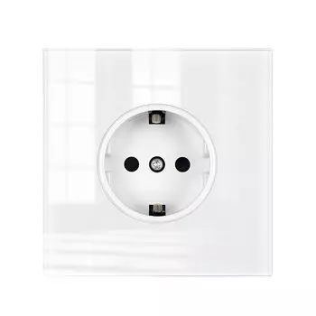 VISWE Электрические розетки черные зеркальные 16A 250V