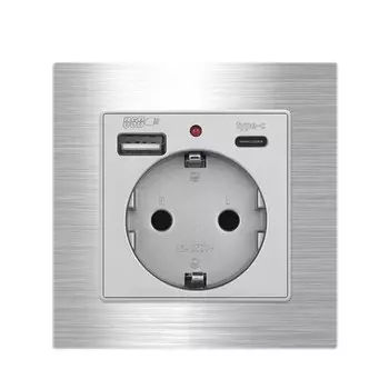 VISWE Розетка USB C 220V 16A