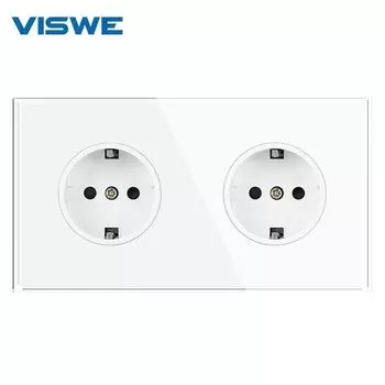 VISWE Зеркальные электрические розетки 16А