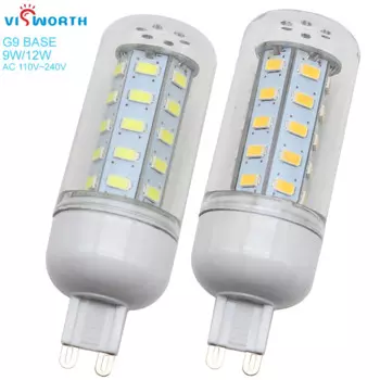 VisWorth G9 LED лампа 9Вт/12Вт 360° тёплый/холодный свет
