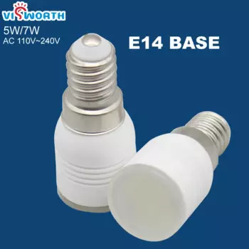 VisWorth Светодиодная лампа E14 теплый/холодный белый 5/7Вт