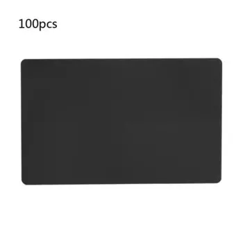 Визитные карточки OOTDTY металлические круглые углы 100 шт.