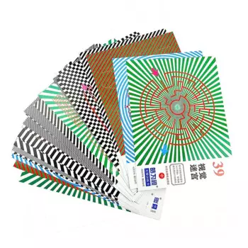 Визуальное обучение амблиопии, решетка, книга для рисования, детская коррекция дальнозоркости, астигматизма, тренировка тонкой визуальности рисования