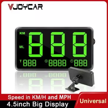 Vjoycar GPS Спидометр 4,5 "C80 умный одометр цифровой сигнал скорости миль/ч дисплей высоты KMH 3' C60S для всех автомобилей