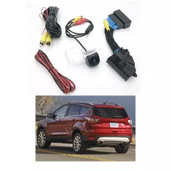 VKAUTO камера заднего вида для Ford Escape Kuga C520 2013 ~ 2019 для синхронизации 2 3 C54 pin адаптер кабель CCD камера рыбий глаз