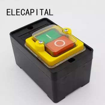 ВКЛ/ВЫКЛ Водонепроницаемый кнопочный переключатель MAX 10А 380В