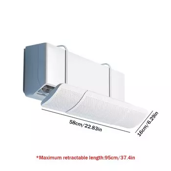 VKTECH Регулируемый дефлектор воздуха для кондиционера