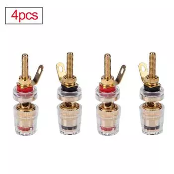 VKTECH Speaker Binding Posts 4 мм позолоченные