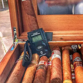 Влажность сигар измеряет внутренний уровень влажности сигар с помощью иглы контролировать состояние сигар. Аксессуары для курения