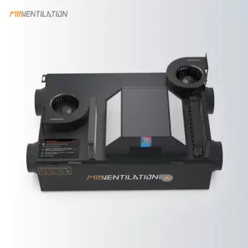 Vmc Double Flux 1500 м3/ч ERV HAVC Центральный потолок Промышленная система восстановления тепла Поставка вентиляции свежего воздуха