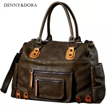 Вместительные дорожные сумки, Классическая модная роскошная мужская дорожная сумка из коровьей кожи