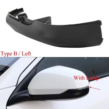 Внешнее боковое зеркало заднего вида MTAP, Нижняя крышка для HONDA VEZEL HRV 2014 2015 2016 2017 2018 RU1 RU5, черного цвета со светодиодом