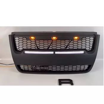 Внешние автомобильные аксессуары, автомобильные грили, пригодные для Explorer 2006, 2007, 2008, 2009, 2010, 2011, светодиодная передняя решетка, крышка бампера