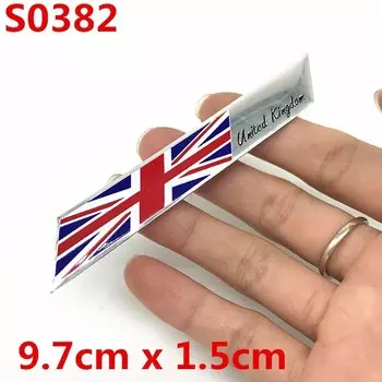 Внешние аксессуары для автомобилей и мотоциклов, Великобритания, Великобритания, Великобритания, Англия, национальный флаг, значок, алюминиевые автомобильные наклейки