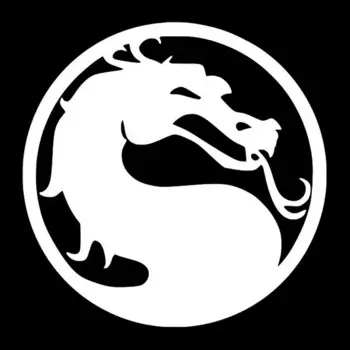 Внешние аксессуары, Виниловая наклейка для кузова автомобиля, Китайская традиционная водостойкая наклейка в виде дракона, 15 см