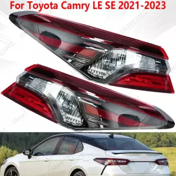 Внешний боковой задний фонарь для Toyota Camry LE SE 2021 2022 2023, задний указатель поворота, стоп-сигнал, стояночный фонарь, дальний фонарь автомобиля