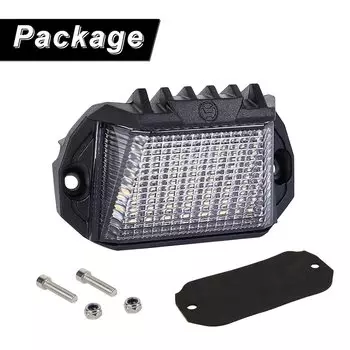 Внешний светодиодный фонарь на колесах с запасными частями янтарного света 1300LM белого цвета/1000LM для прицепов на колесах и кемперов