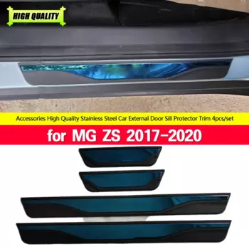 Внешняя дверь, порог накладки для MG ZS 2017 2018 2019 2020 , 3 цвета, автомобильные аксессуары из нержавеющей стали