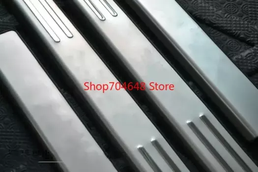Внешняя дверная Накладка на порог из нержавеющей стали для BMW X5 E70 X6 E71 2008 2009 2010 2014 2015 2016 2017 2018, автомобильный Стайлинг
