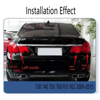 Внешняя левая задняя фара для BMW 7 серии 730 740 750 760 F01 F02 2009-2015